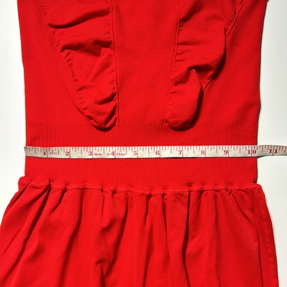 FP Movement Good Karma Flared Onesie Red M/L NWOT - Picture 6 of 9